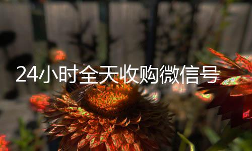 24小时全天收收vx购微信号（私人回收联系方式）
